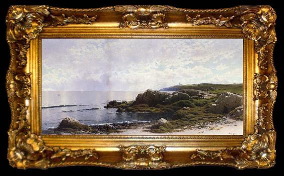 framed  Alfred Thompson Bricher Ebbe in der Yellow Gail Bucht, ta009-2